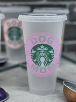 DOG MOM Starbucks Cup - LILAC