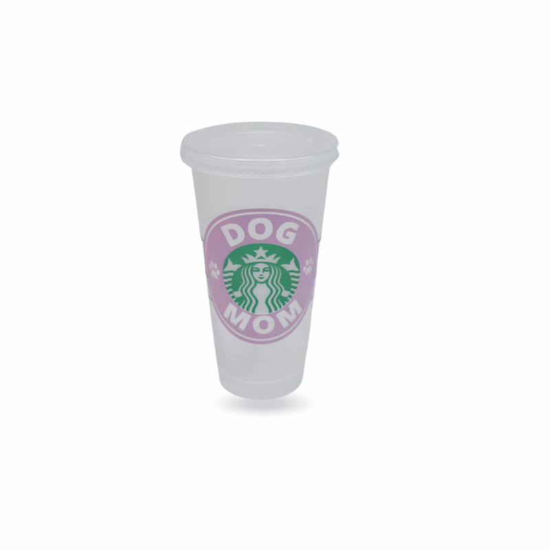 DOG MOM Starbucks Cup - LILAC