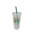 DOG MOM Starbucks Cup - BEIGE