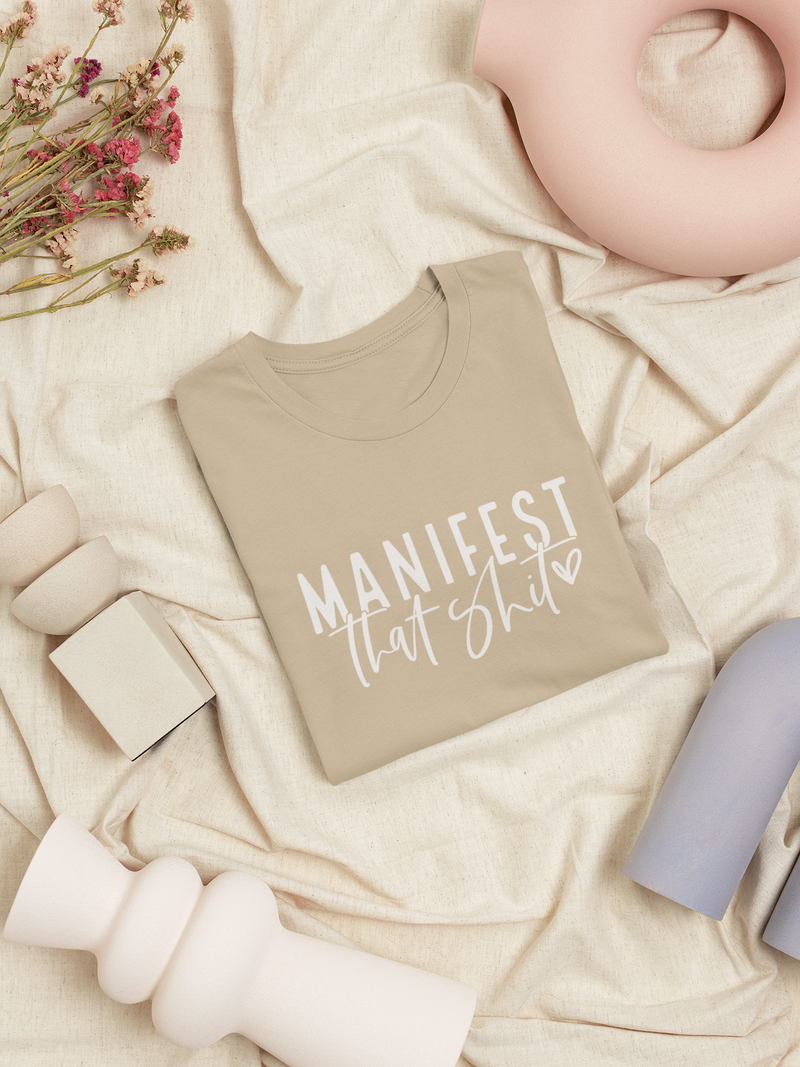 Dog Mom | Manifest That Sh*t T-shirt  - White Print